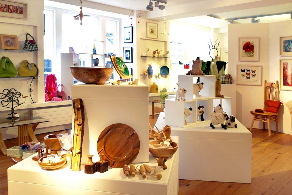 The LDH interior showcasing quality irish made crafts