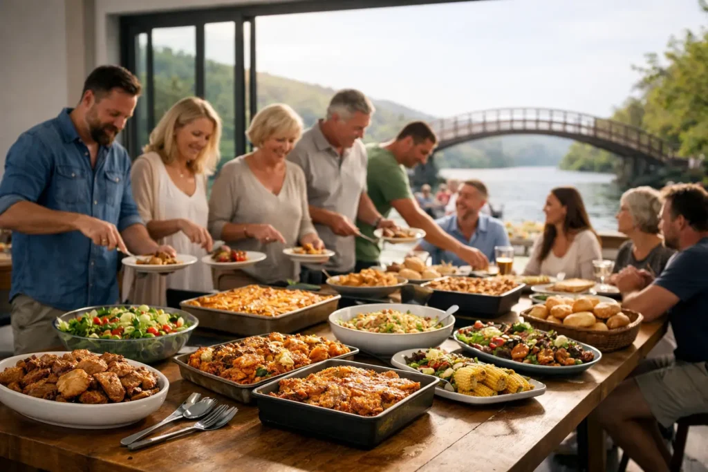 Self Catering for Large Groups Made Easy
